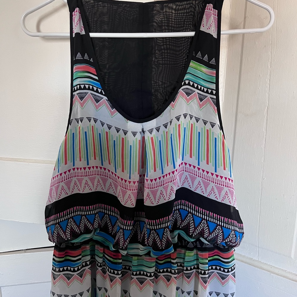 Juniors shirt fun print dress